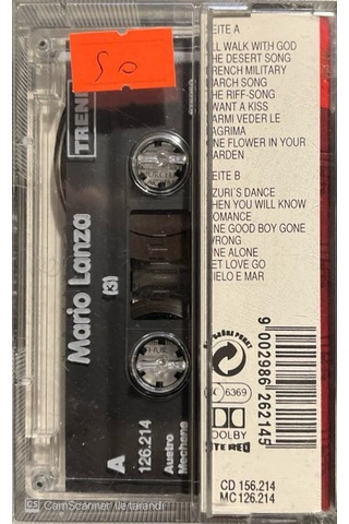 Plak Değildir Kaset Tir The Great Mario Lanza Volume Iıı Kaset