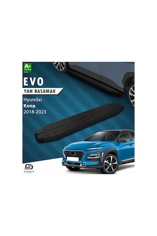 S-dizayn Hyundai Kona Evo Siyah Yan Basamak 173 Cm 2018 Üzeri