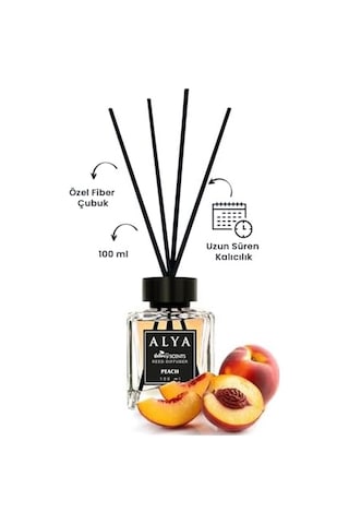 Alya Nature's Scents Peach Bambu Çubuklu Oda Kokusu- Şeftali Kokusu Abundance Prosperity