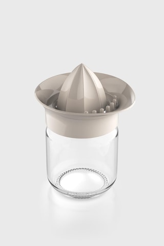 Renga Neo 210 Ml Bej Kapaklı Cam Limon Sıkacağı 201010 Bej