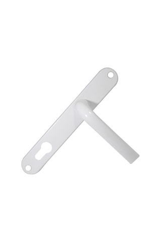 Pimapen Pvc Plastik Kapı Kolu Demirli Yale Beyaz