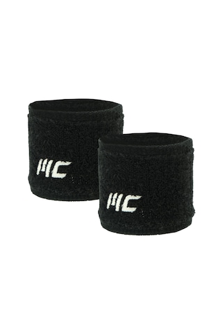 Musclecloth Training Havlu Bileklik 2'li Paket Siyah Siyah