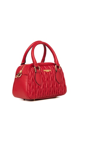 D90 Rubino Portföy Çantası Kadın Sunny Piumelli Milano Bag D90 Rubino