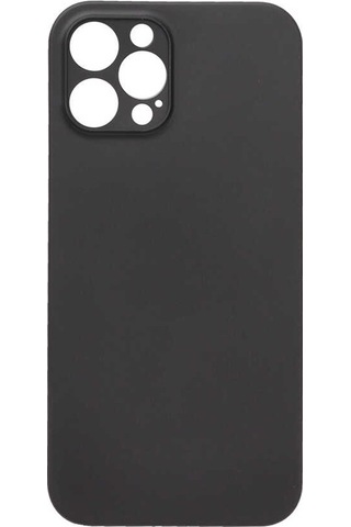 Apple Uyumlu iPhone 12 Pro Max Kılıf Zore 1.Kalite Pp Silikon-Siyah