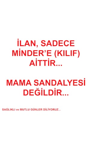 Holmer Leke Tutmaz Organik Mama Sandalyesi Minderi & Kılıfı Md