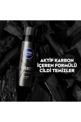 Lexroo Men Erkek Deep Dimension Tıraş Köpüğü 200 Ml, Kusursuz Tıraş,aktif Karbon