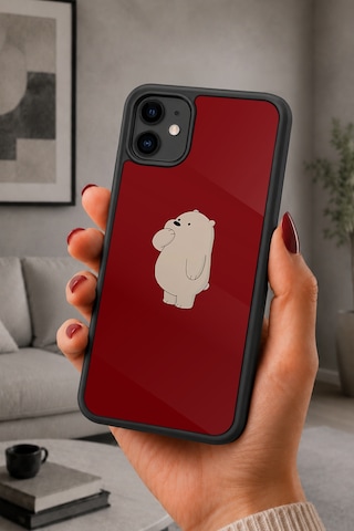 İphone 11 Uyumlu Kutupayısı Desenli Kamera Korumalı Darbelere Dayanıklı Kılıf 1119-kutupayısı-iphone11