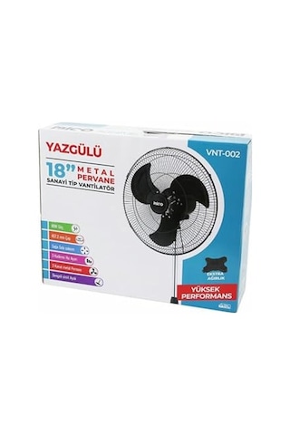 Ayaklı Vantilatör 140cm 3 Kademeli 3 Metal Kanatlı 80w Güçlü Fan 18 Inç