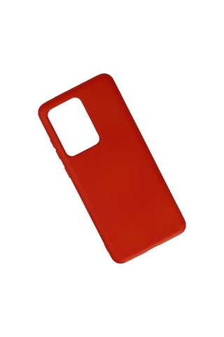 Newface Samsung Galaxy Uyumlu S20 Ultra Kılıf Nano İçi Kadife Silikon Glblseme - 48 - Kırmızı