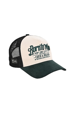 Fujin Btw Trucker Beige Green Şapka Standart