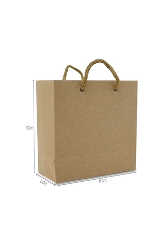 11x11x5 Kraft Karton Çanta 50 Adet