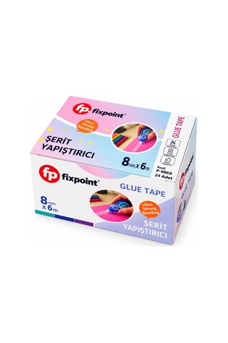 24 Adet Şerit Yapıştırıcı 6mtx8mm Bx40