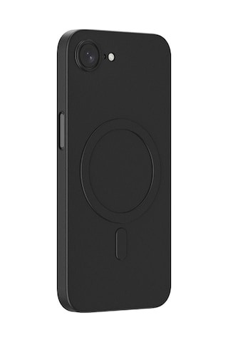 Apple Uyumlu iPhone 16e Kılıf M-safe Şarj Özellikli Amazingthing Minimal Air Serisi Kapak Siyah