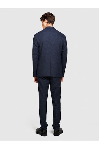 Sisley Slim Fit Çizgili Şardonlu Pantolon Erkek Krem T-shirt - 323a4pdlsf03c