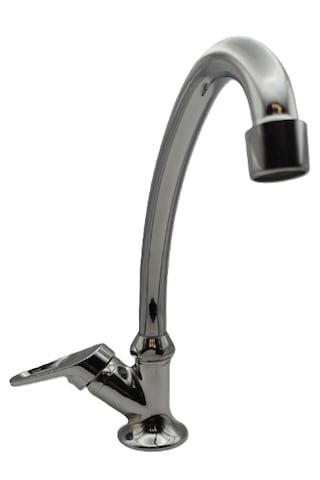 Tekli Mermer Üstü Lavabo Bataryası Krom