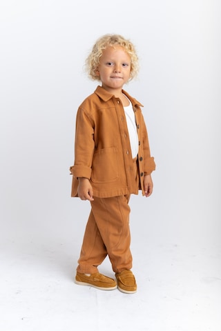Oliven The Kid Oliventhekid Unisex Gabardin Ceket Taba Taba