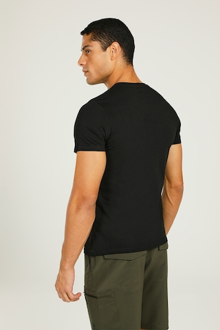 Lumberjack Shift Co 2M Ct106 Basıc V Neck T-Shırt Siyah 001