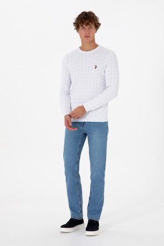 U.S. Polo Assn. Erkek Açık Mavi Straight Fit Jean Pantolon 50316547-DN0021