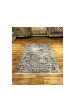 Melange 9506 Bordo-krem-gri Halı Çok Renkli