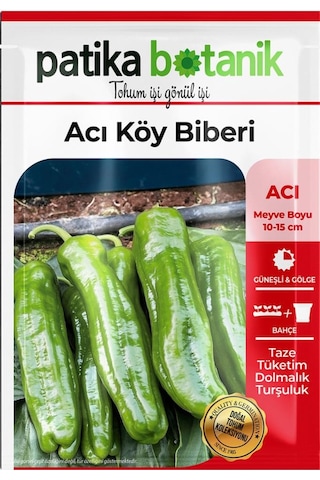 100 Adet Acı Köy Biberi Tohumu