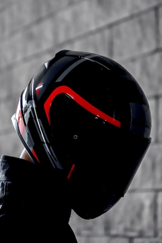 Rapıd 2 Chos Siyah Kırmızı Kask Siyah