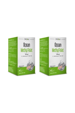 Ocean Methyl Folat 400 Mcg 30 Tablet X 2 Adet