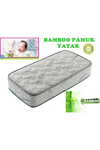 90 x 140 Bamboo Pamuk Yatak Ortopedik Pamuk 90 x 140 Pamuk Bamboo
