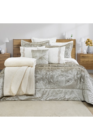 Schafer Home Leaf Çeyiz Seti 11 Parça-krem Krem