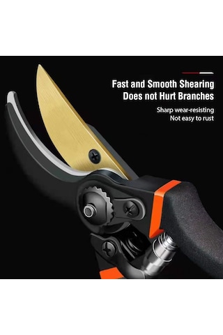 Youmex Sk5 Çelik Bahçe Budama Makası - 50mm Kalın Dal Kesici, Hızlı Ve Pürüzsüz Kırpma, Çiçek Ve Fidanlık İçin
