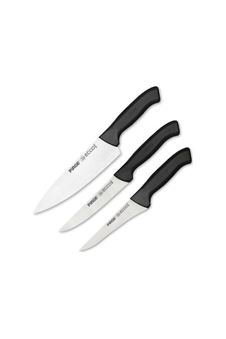 Pirge Ecco 35175 Şef Baba Bıçak Seti Siyah Pirge Ecco 35175 Şef Baba Bıçak Seti Siyah