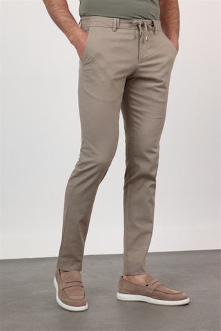 İmza Vizon Yan Cep Keten Slim Fit Keten Karışımlı Jogger Pantolon 1003260169