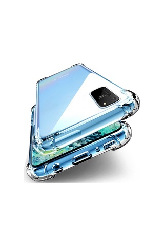 Samsung Uyumlu Galaxy A91 (S10 Lite) Kilif Seffaf Nitro Anti Shock Kapak 391798677