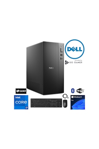 Dell Pro Tower Essential DL84 i7-12700 8 GB 1 TB SSD W11P Masaüstü Bilgisayar