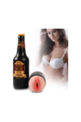 Truva Shop Bira Şişesi Kutulu Gerçekçi Vajinalı Süper Mastürbatör