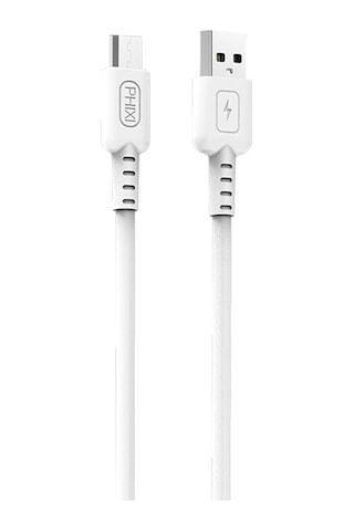 Phixi CB415M Basic 1 M Micro USB Şarj ve Data Kablosu Beyaz