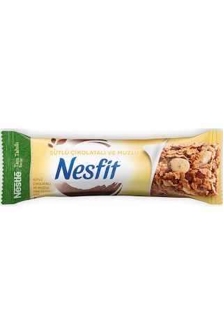 Nestlé Nesfit Sütlü Çikolatalı Ve Muzlu Tam Tahıllı Bar 23,5g