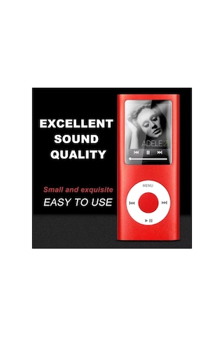 5007mp Metal Mp3 Player Renli Ekranlı Fm Radyolu Bluetoth Lu Hafıza Kartı Girişli Müzik Çalar