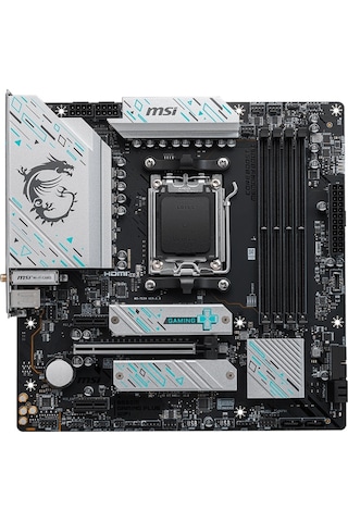 Msi B650M Gaming Plus WiFi AMD B650 7200 MHz (OC) DDR5 Soket AM5 mATX Anakart