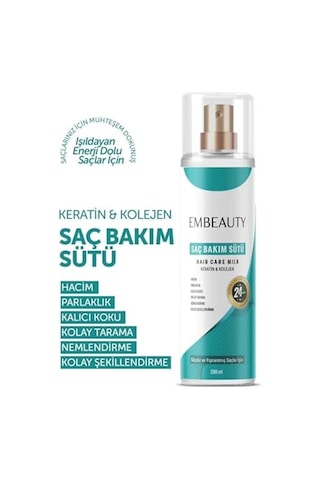 Beauty Besleyici Keratin Kolajen Saç Bakım Sütü 200 Ml