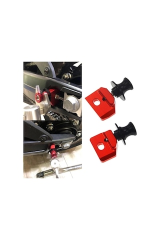 Ganzhoushop Zincir Vidalı Suntek Slider Rocker Reel Kırmızı Için Honda Cbr650r Cb650r 2x 14-19 Jg Kırmızı