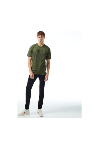 Alpha Industrıes Alpha Industries Alpha Tiger Erkek Haki T-shirt