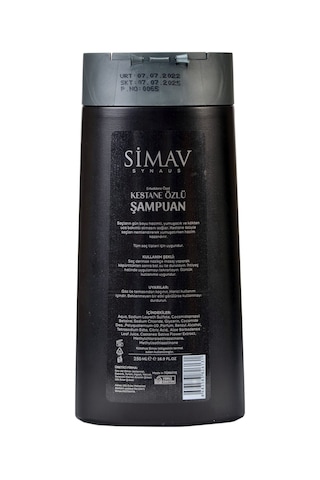 Simav Synaus Erkeklere Özel Kestane Özlü ve Termal Sulu Şampuan 250 ML