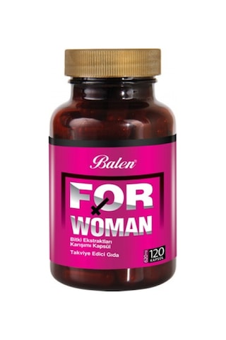 Balen Forwoman For Woman Bitki Ekstratları 620 MG 120 Kapsül