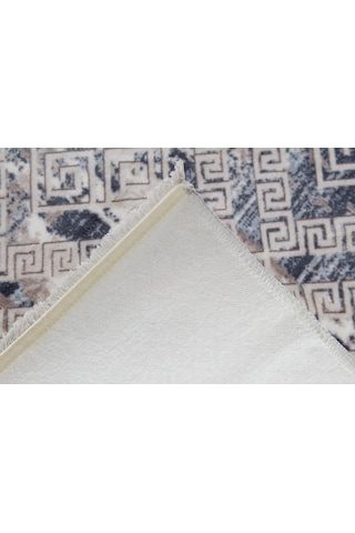 Aksu Kaymaz Taban Halı Püsküllü 120X180 Lois Mavi