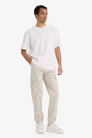 Defacto Regular Jogger Kargo Cepli Gabardin Pantolon C9163AX25SP Bej
