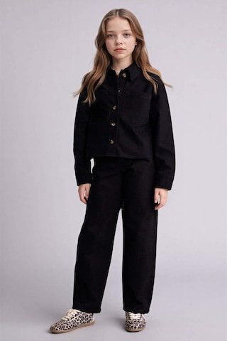 Defacto Gabardin Gömlek Kız Çocuk G6821a826spbk34 Siyah-bk34