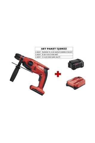 Hilti Nuron TE 2-22 Akülü Darbeli Delici Set