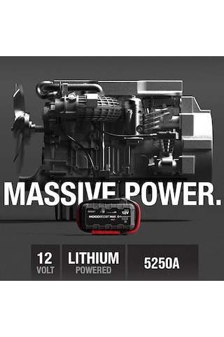 Noco Genius GB250 12 V 5250 A Ultrasafe Lityum Akü Takviye + Powerbank + Led Lamba