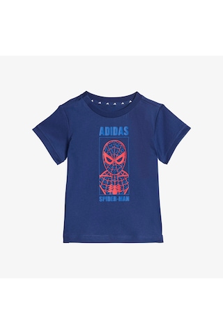 Adidas Marvel Set Çocuk Mavi Şort Takım Jz7676 Mavi