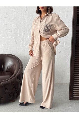 Verymoda Fitilikadife Pantolon F1996 Taş